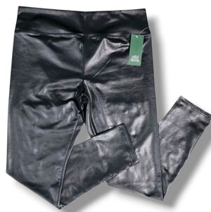 WILD FABLE | HIGH-ANKLE MID-WAIST PLEATHER LEGGINGS -NWT!